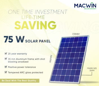 75 Watt Polycrystalline Solar Panel