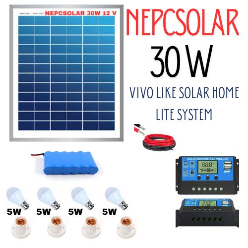NEPCSOLAR VIVO LIKE 30W SOLAR HOME LIGHT SYSTEM